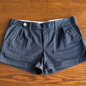 Joe Fresh Navy Stretch Cotton Short Shorts EUC